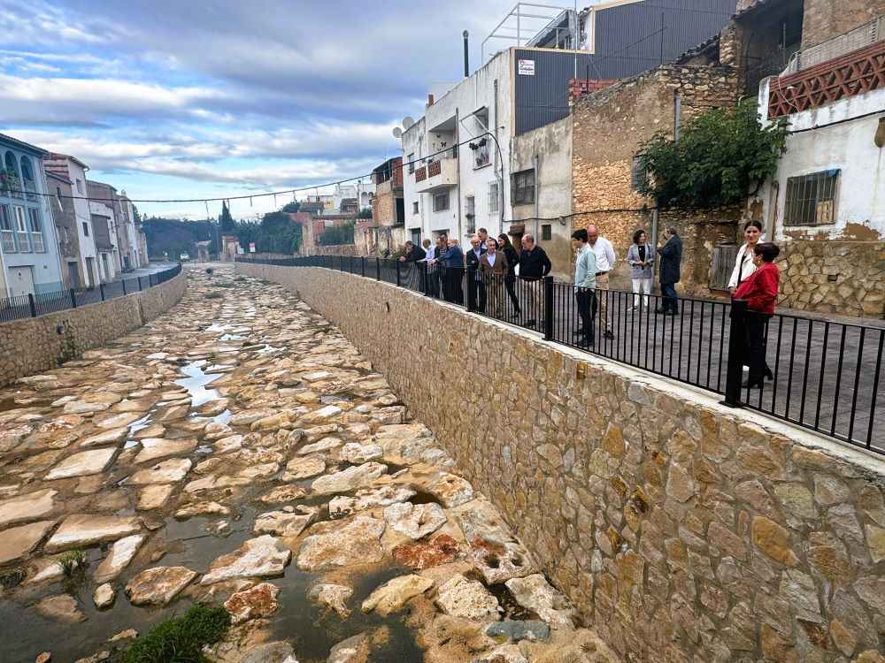 La Generalitat invertix més de 590.000 euros en les obres de canalització del barranc de La Font a Benlloc