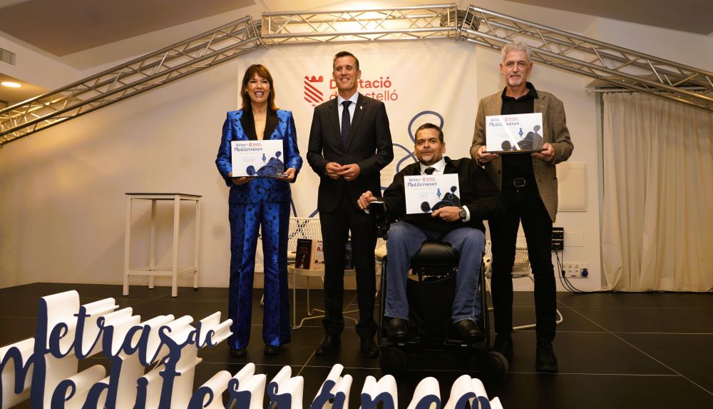 La Diputació reforça la projecció de la província com a escenari literari en la gala Letras del Mediterráneo