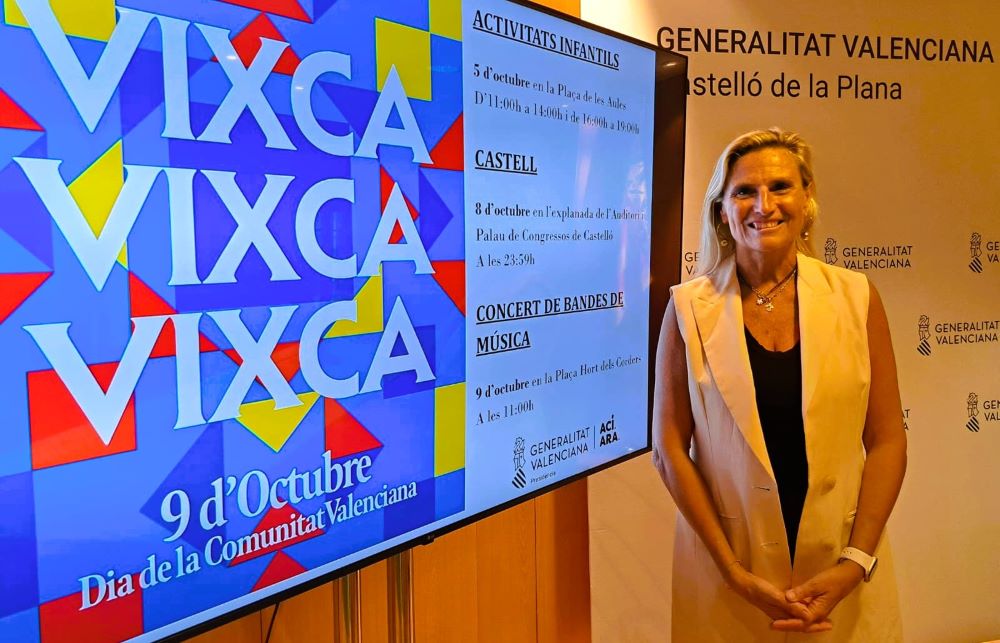 La Generalitat celebra el 9 d’Octubre a Castelló amb activitats infantils, música i castell de focs