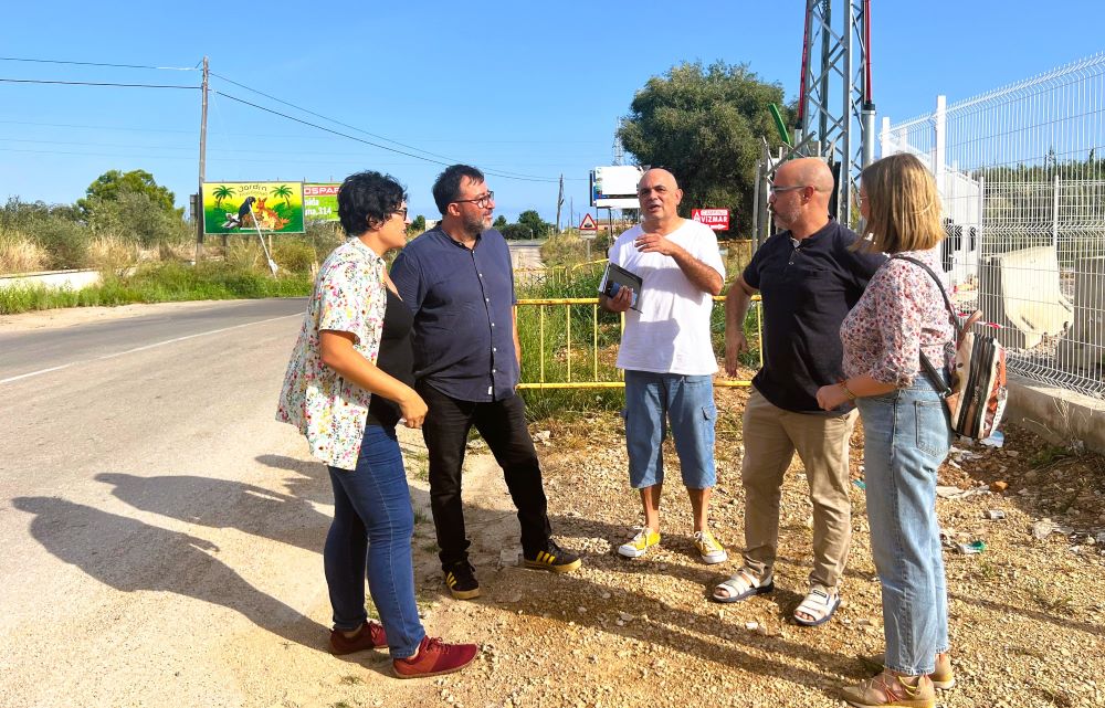 Compromís denuncia la situació de la ratlla del terme amb Peníscola i la descoordinació de «PP i PP»