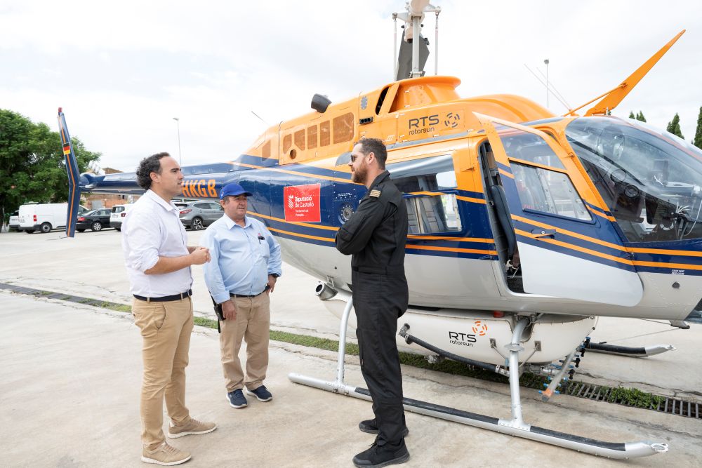 La Diputació inicia els vols aeris contra els mosquits amb la finalitat de garantir el control al litoral