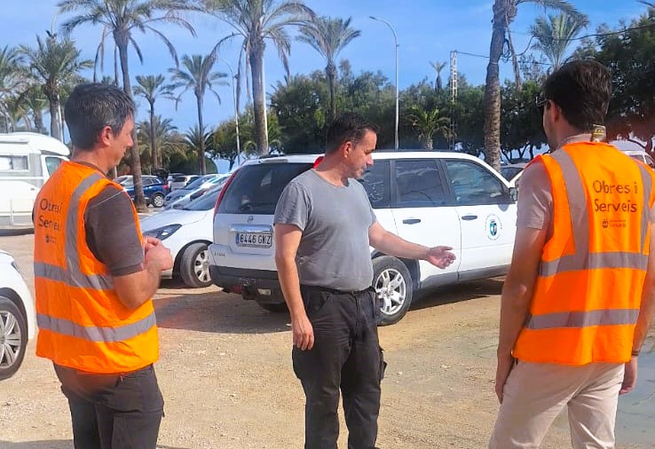 La Regidoria d'Obres i Serveis de Vinaròs adequa els pàrquings públics