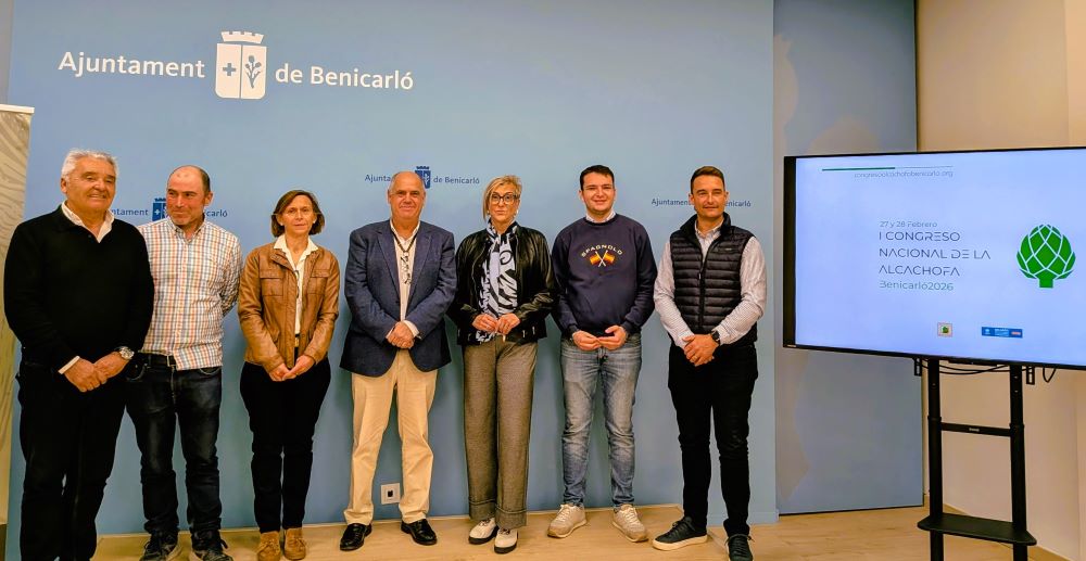 Benicarló acollirà el I Congrés Nacional de la Carxofa el 27 i 28 de febrer de 2026