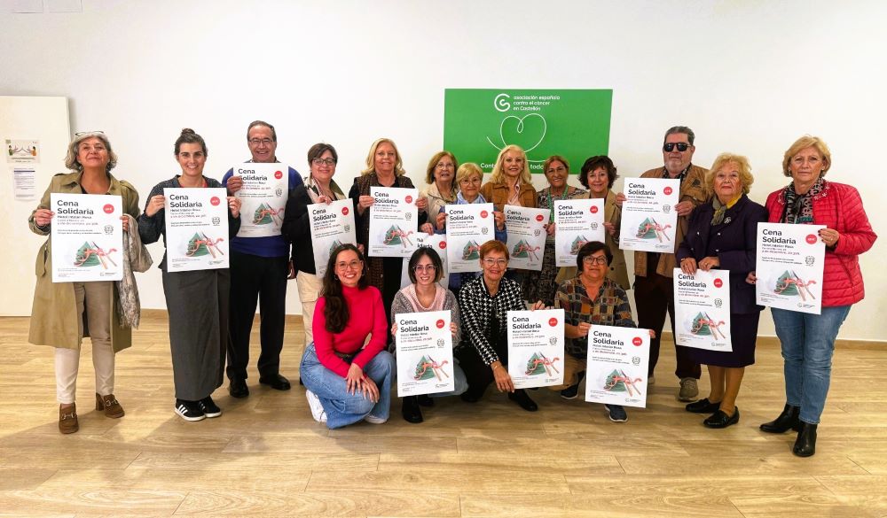 L'AECC recapta fons amb un sopar solidari per a ajudar als pacients en risc de vulnerabilitat