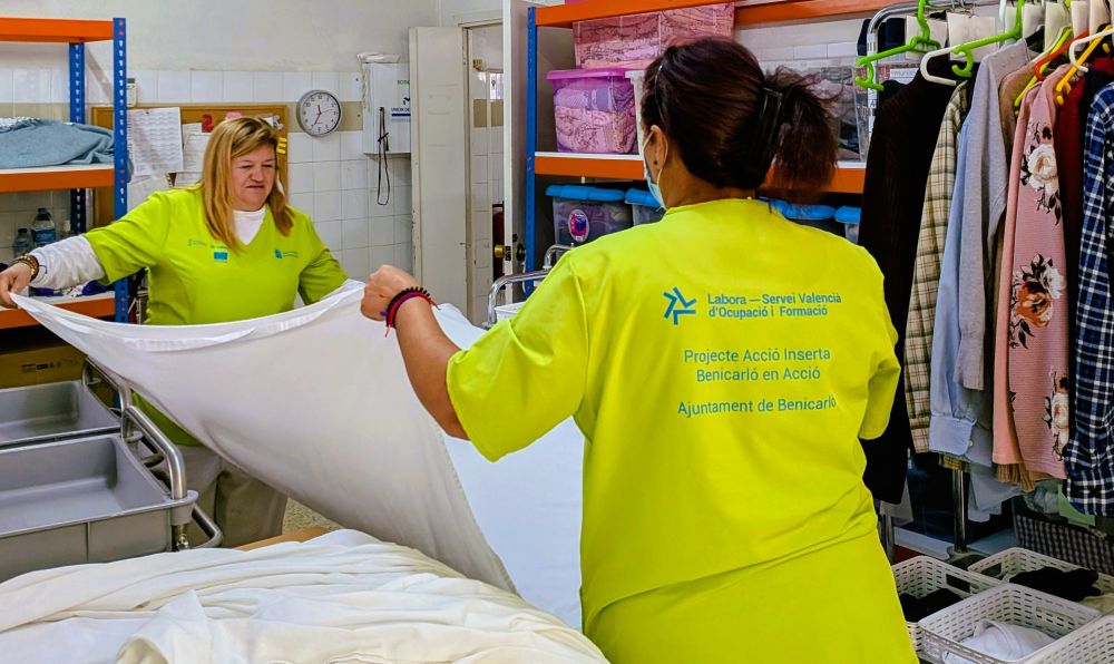 L’alumnat del taller d’ocupació «Benicarló en Acció» inicia les pràctiques al Centre Geriàtric