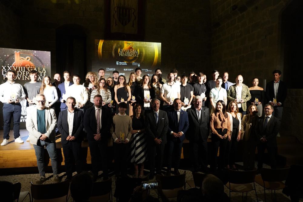 La Diputació enaltix l'esforç i la constància dels esportistes i clubs en la Gala de l'Esport Provincial