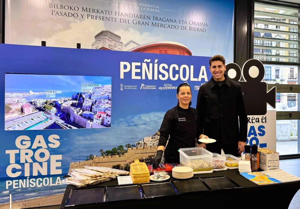 Peníscola promociona la seua gastronomia en el Mercat de la Ribera de Bilbao