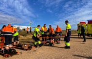 L'aeroport de Castelló avalua la seua capacitat de resposta i de coordinació en un simulacre d'accident aeri