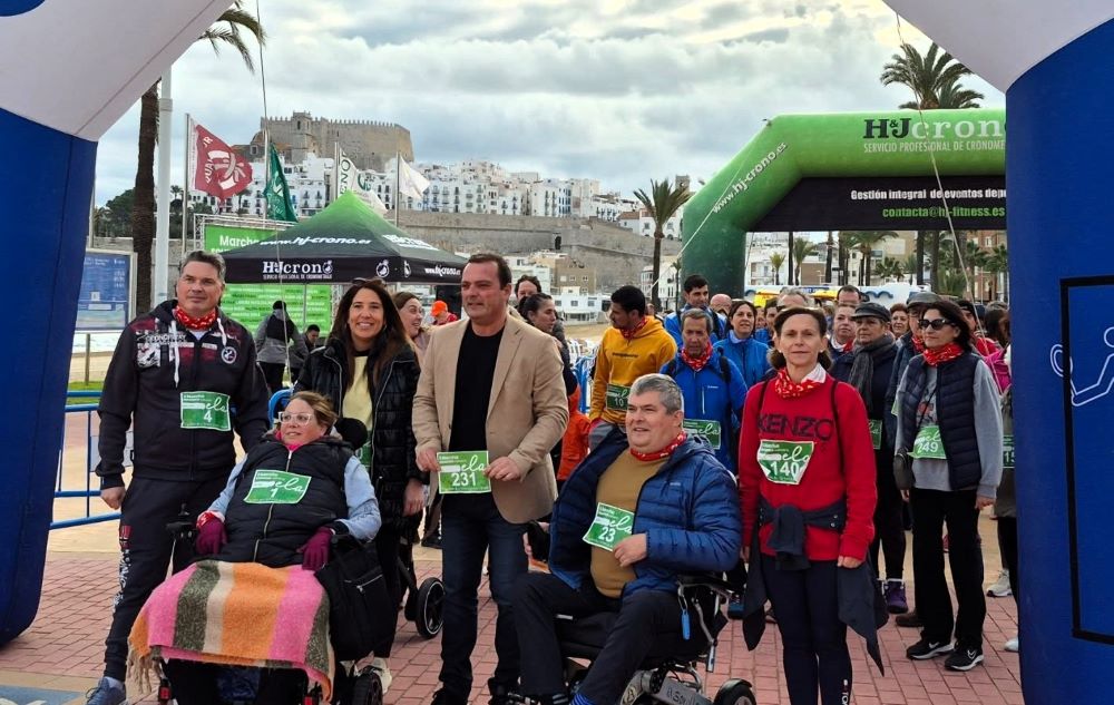 Peníscola acull la segona edició de la Marxa Solidària per l'ELA