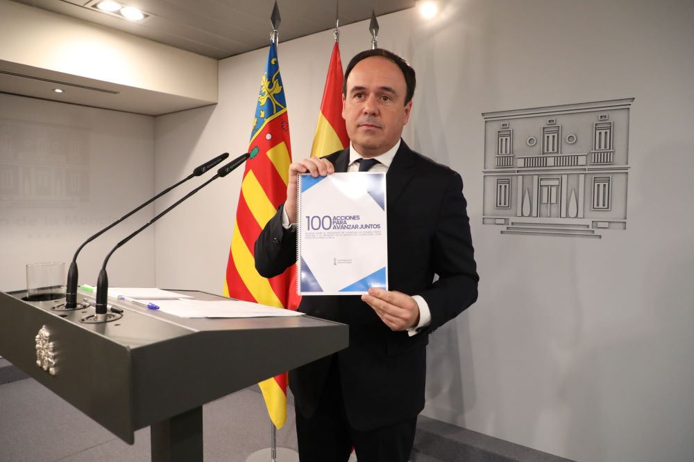 Pérez Llorca reclama al Govern garanties i celeritat per a les reivindicacions de la Comunitat Valenciana