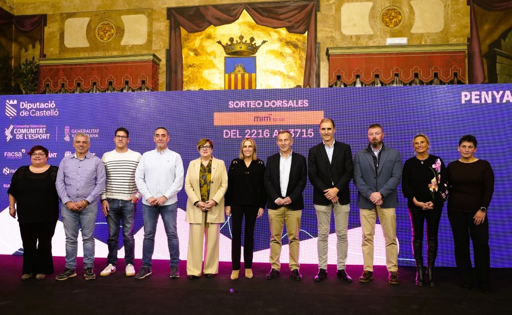 L'emoció ompli la Diputació amb el tradicional sorteig de dorsals de Penyagolosa Trails 2026