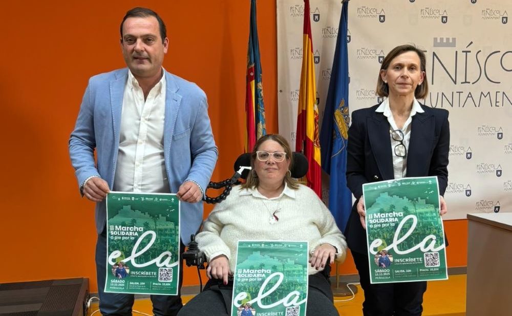 Peníscola acollirà la segona edició de la Marxa Solidària per l’ELA