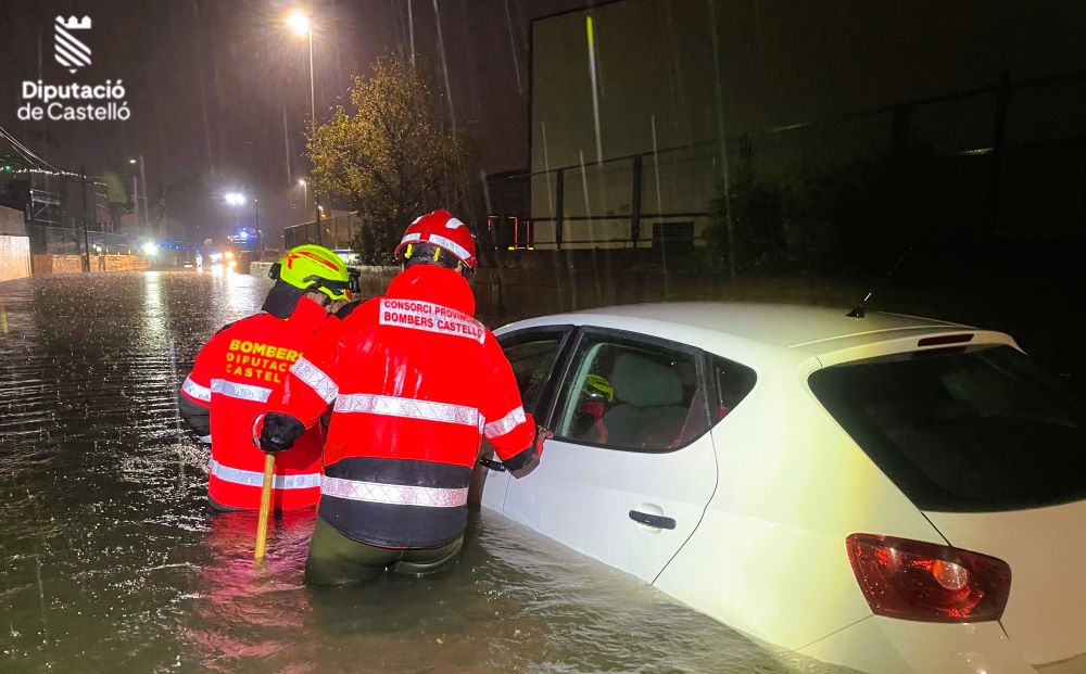 El 1·1·2 ha gestionat mig centenar d'incidents relacionats amb l'episodi de pluges i tempestes