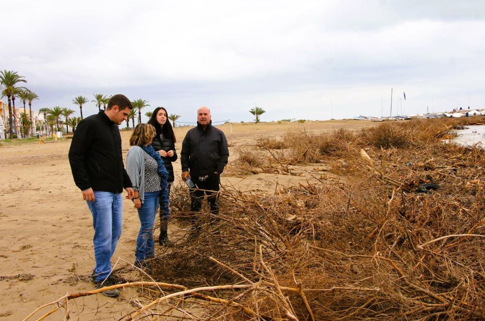 Torreblanca exigix al Govern solucions urgents «davant la greu regressió» de la costa després del temporal Harry