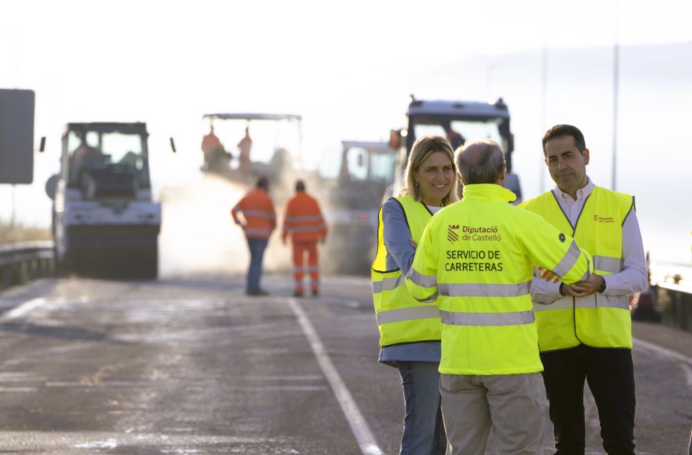 La Diputació arranca 2026 amb obres en 3 carreteres i ultima millores a Les Useres, Benassal, Forcall i La Mata