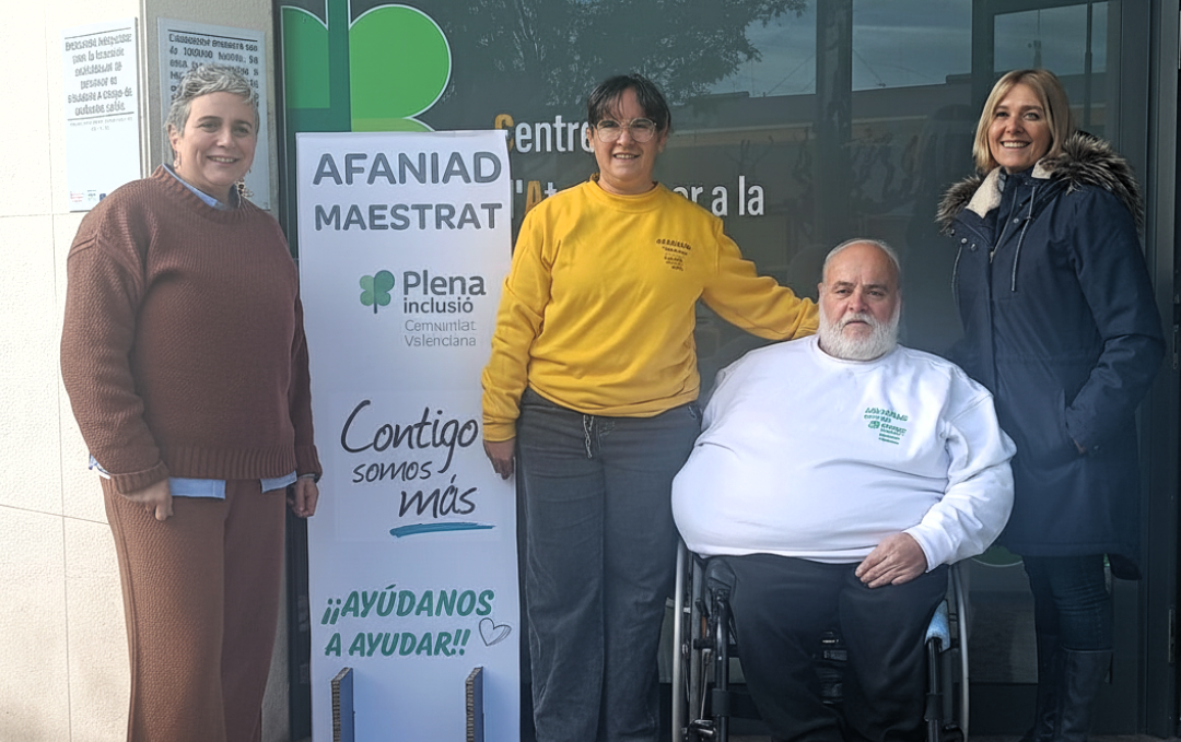 AFANIAD Maestrat valora positivament la visita de la directora territorial de Servicis Socials