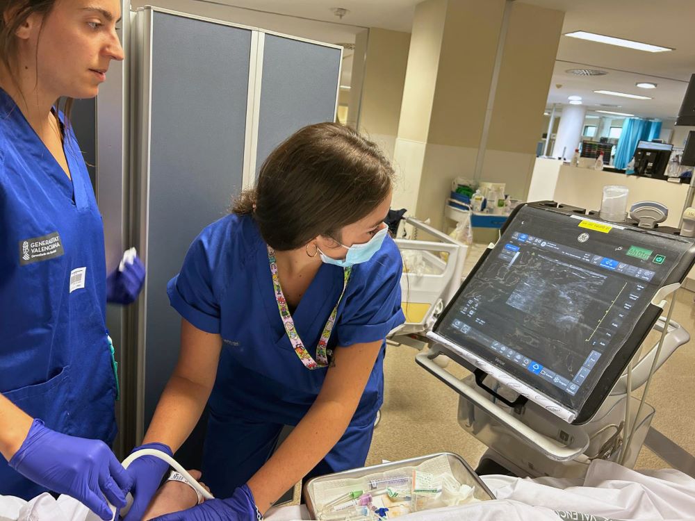 La Fe es l'únic hospital d'Espanya acreditat per l'ACEP en ecografia clínica d'Urgències