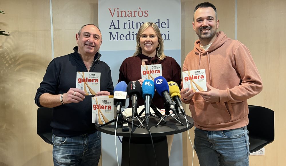 La Regidoria de Turisme de Vinaròs presenta les XVIII Jornades de la Cuina de la Galera