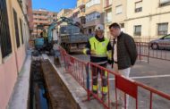 Benicarló renova les canonades d'aigua potable i clavegueram del carrer de la Pau