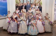 La Diputació reforça el seu suport a les Falles en la recepció a les màximes representants de les festes