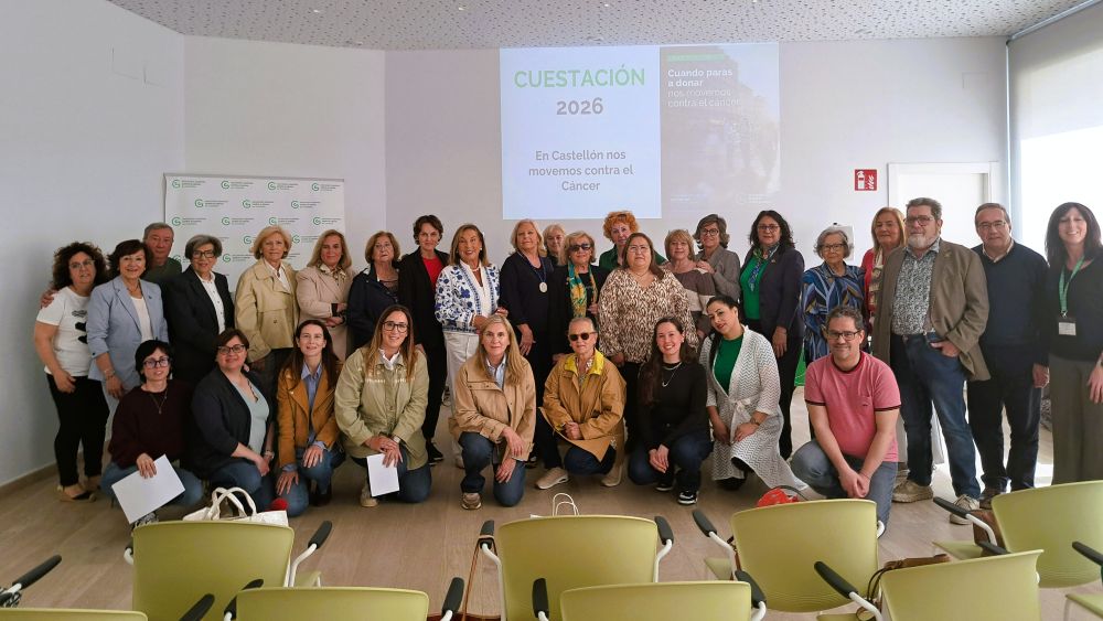 Prop de 150 voluntaris participaran en l'acapte de l'Associació Espanyola Contra el Càncer a Castelló