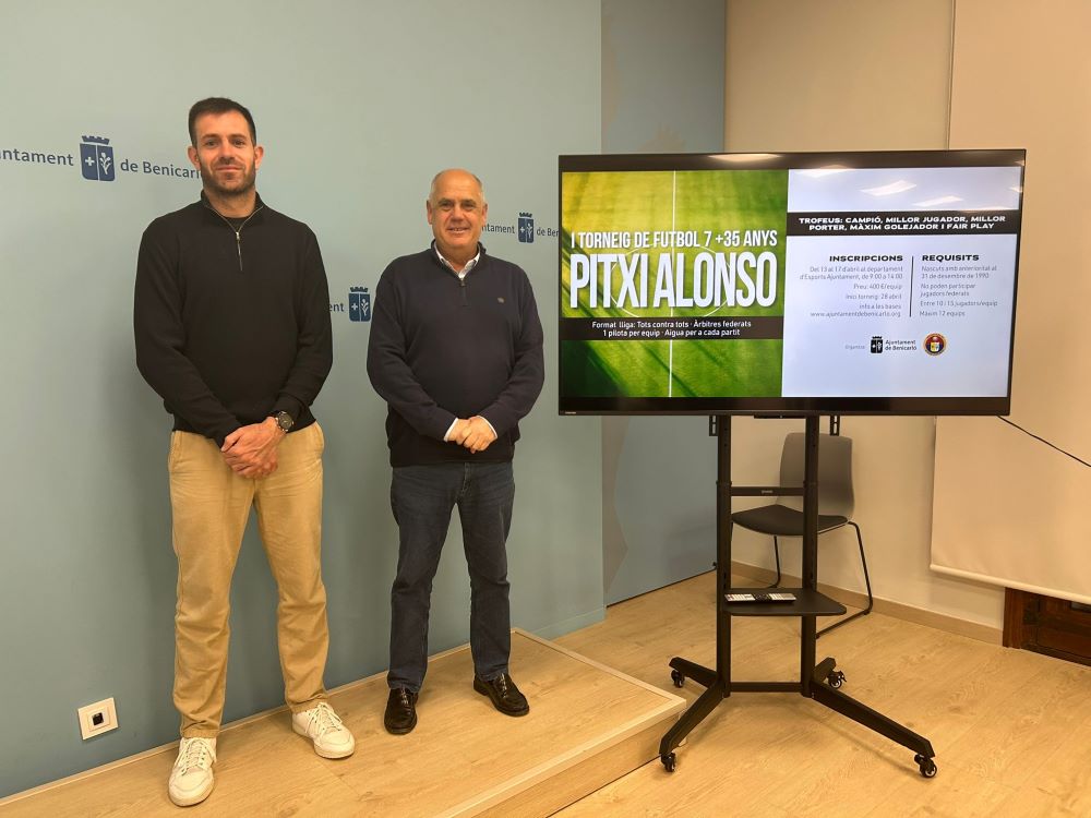 Benicarló impulsa el primer torneig de futbol 7 per a majors de 35 anys