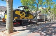 Benicarló asfalta un tram del passeig de Febrer Soriano