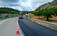La Diputació intensifica la millora de carreteres per a garantir la seguretat i la connectivitat a l'interior