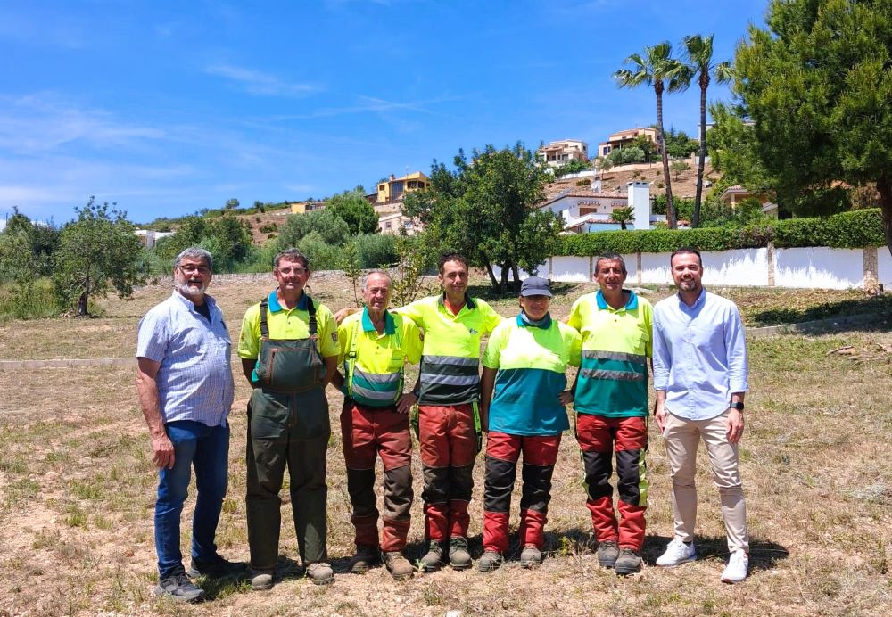Finalitzen els treballs de prevenció d'incendis a l'entorn de l'Ermita de Vinaròs