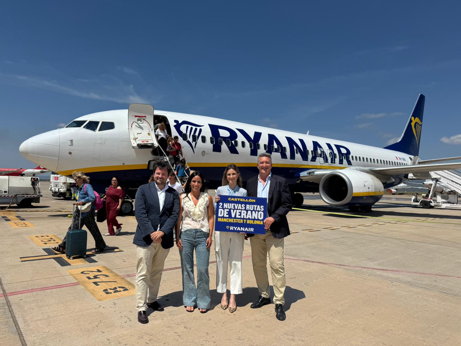 L'aeroport estrena rutes a Bolonya i Manchester i Ryanair aconseguix el milió de passatgers a Castelló