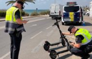 La Regidoria de Governació de Vinaròs continua amb els controls sobre els patinets elèctrics