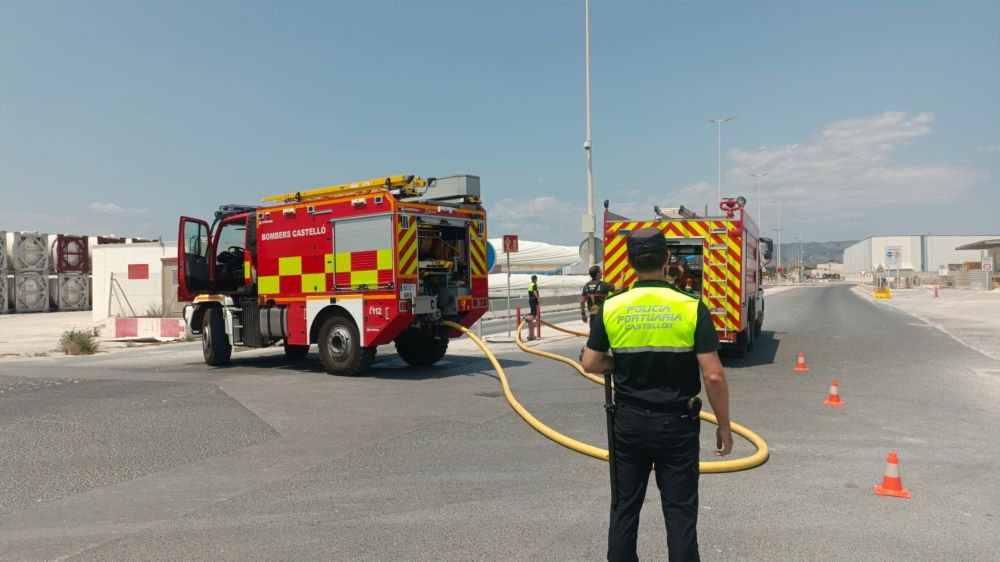 PortCastelló col·labora en el dispositiu d'extinció del foc de la Serra d'Espadà