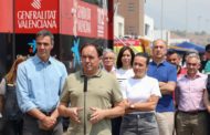 Llorca subratlla el suport del Consell als afectats per l'incendi i reclama mesures en prevenció i regeneració