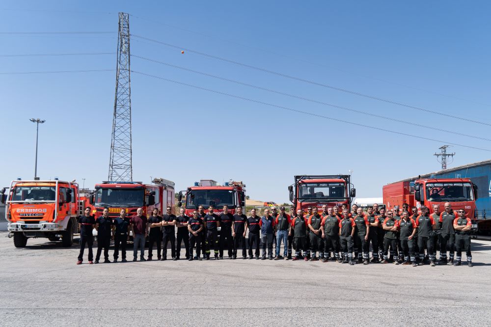 La Generalitat coordina la mobilització d'un dispositiu de 60 efectius als incendis forestals de Madrid i Àvila