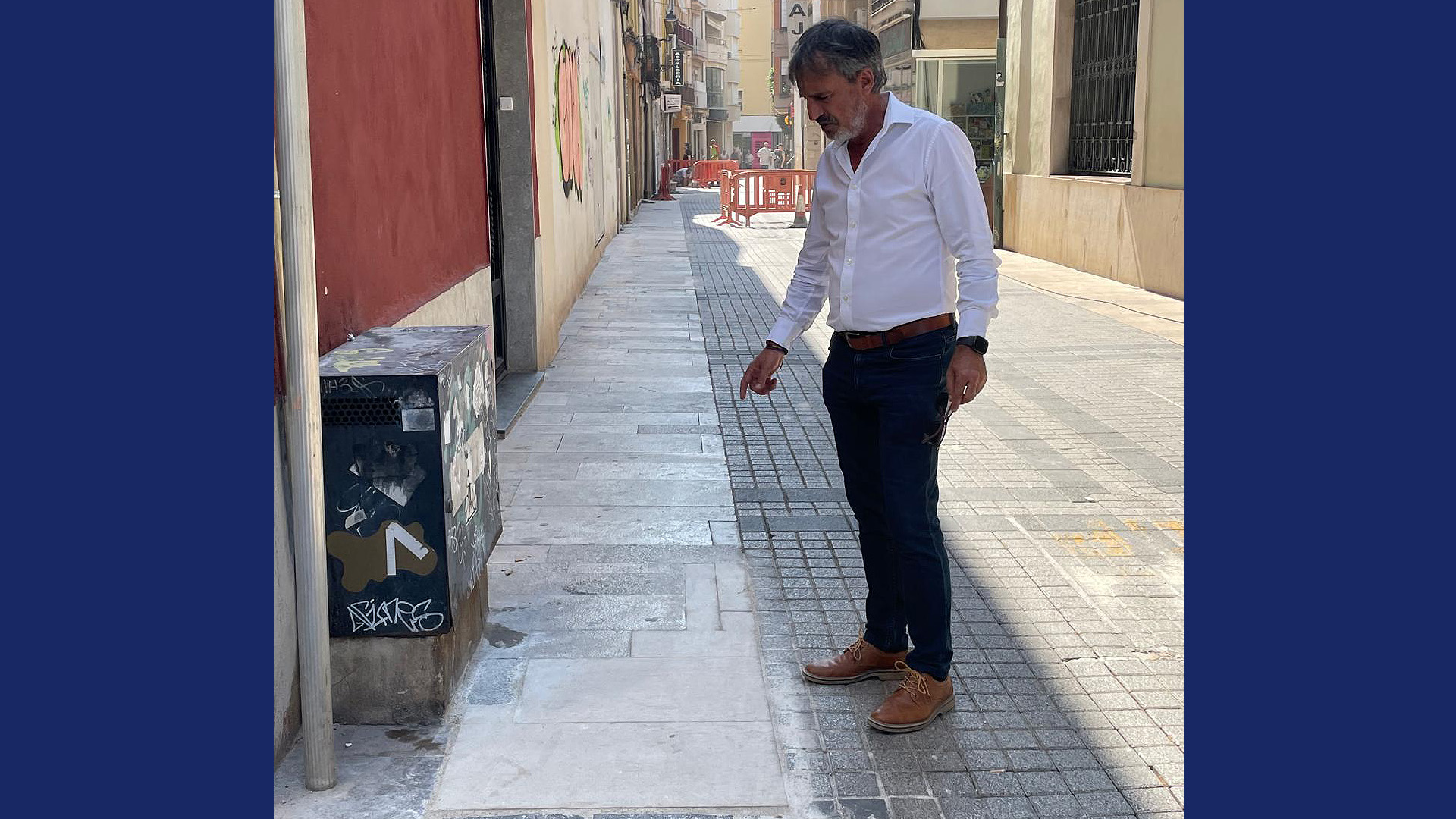 El regidor d'Obres i Serveis de Benicarló contesta a Benigazlum en relació a la renovació del paviment