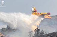 L'incendi de Segorbe continua actiu i evoluciona de manera favorable