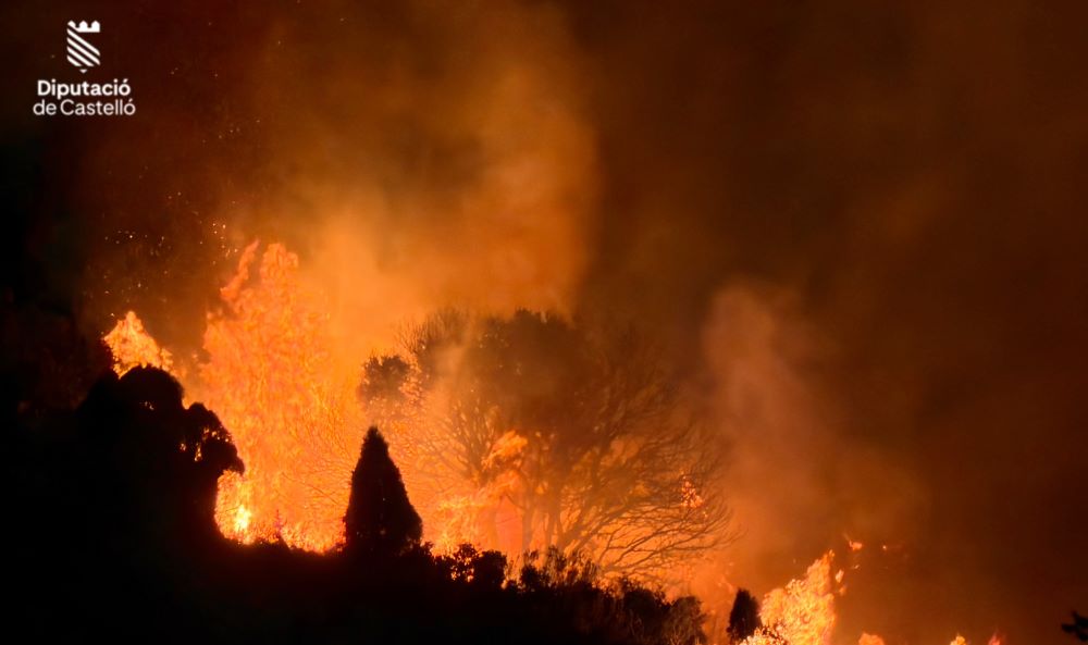 Els llamps provoquen diversos incendis en la província