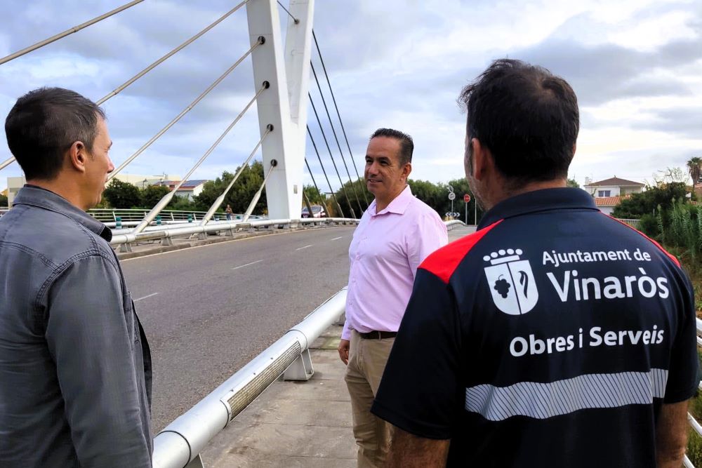 L'Ajuntament de Vinaròs actuarà sobre els dos ponts que travessen la desembocadura del riu Cervol