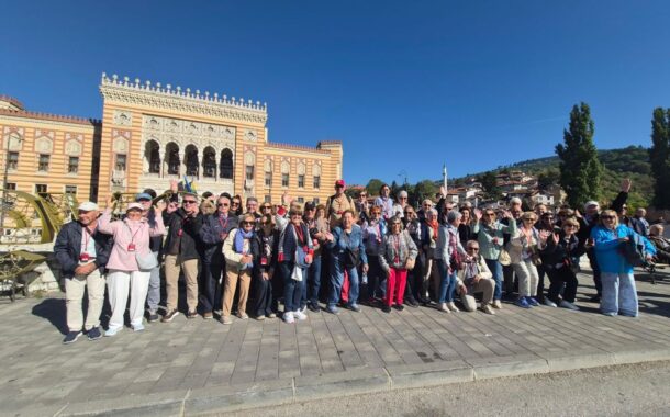 Els participants del viatge de la Fundació Caixa Vinaròs visiten Sarajevo