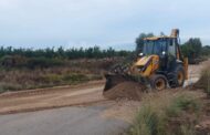 Vinaròs adequa els camins afectats per les pluges