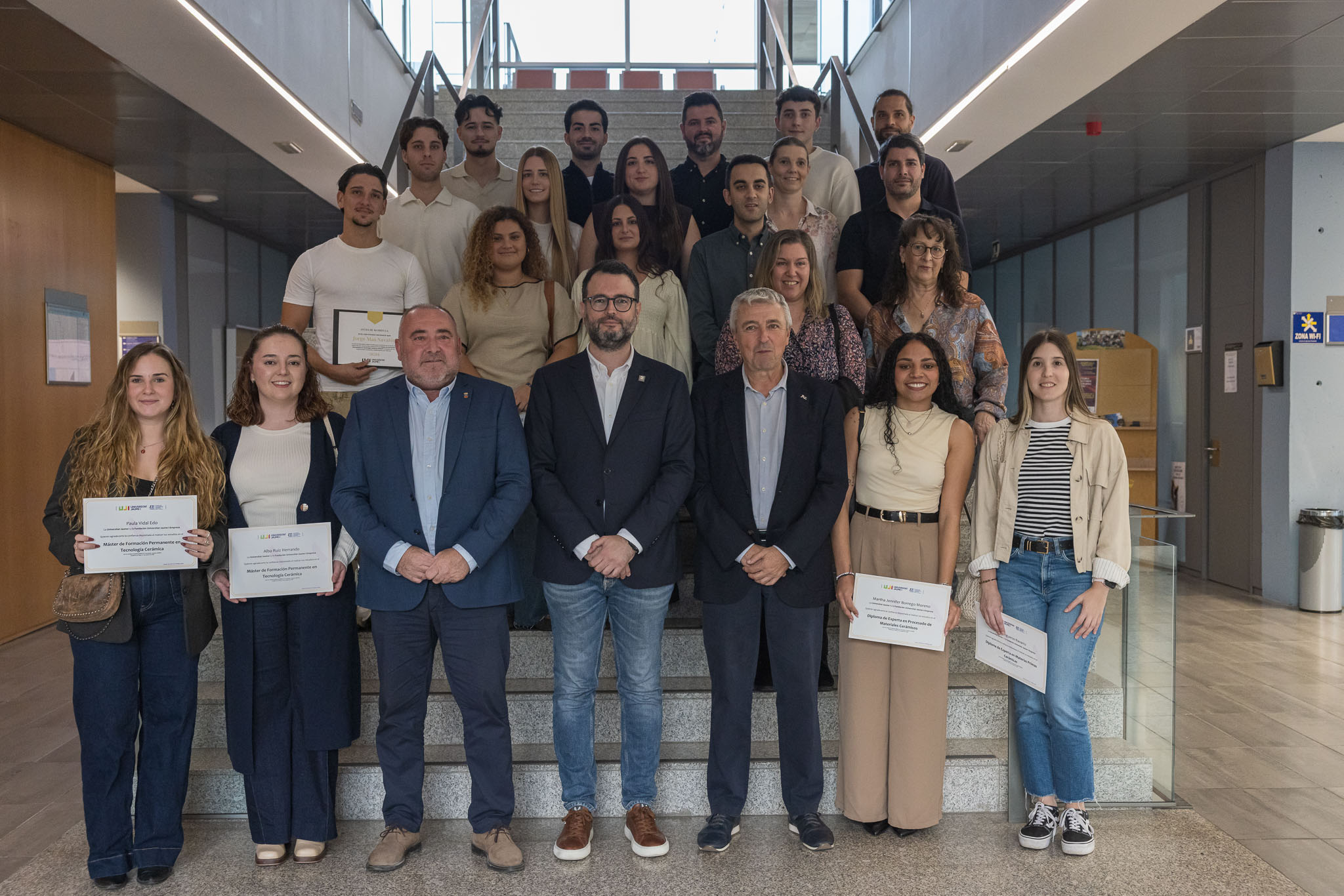 El Màster de Formació Permanent en Tecnologia Ceràmica de l'UJI entrega els seus premis