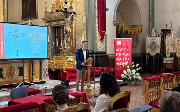 La Diputació de Castelló fa lliurament de la imatge restaurada del Santíssim Crist de la Vall d'Uixó