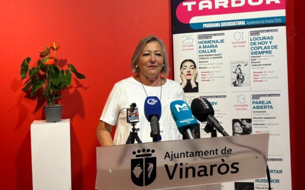 Vinaròs presenta una tardor cultural amb música, teatre, cinema, literatura i exposicions
