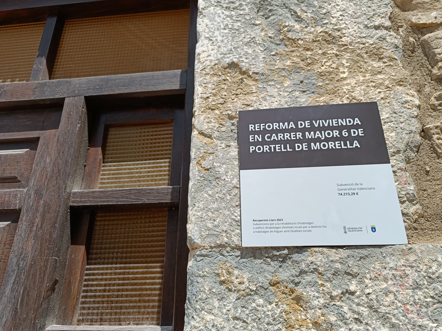 La localitat de Portell inverteix 273.907,01 euros en la reforma d'habitatges