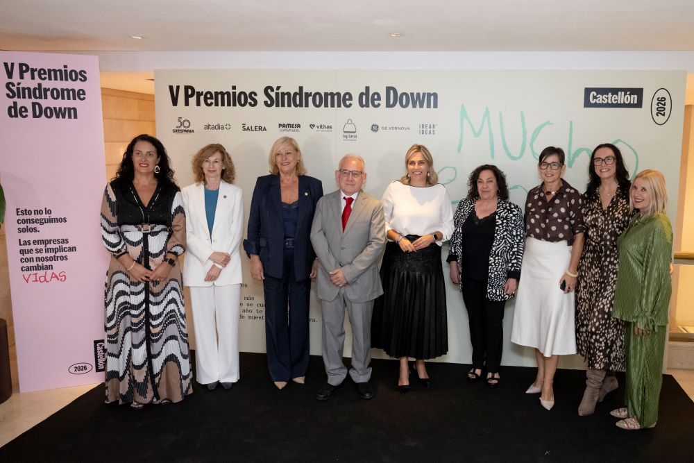 La presidenta de la Diputació asisteix a la V edició dels premis Síndrome de Down Castelló