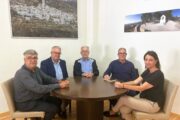 L'alcalde de Rossell es reunix amb els representants de l'Associació Baix Maestrat Impulsa