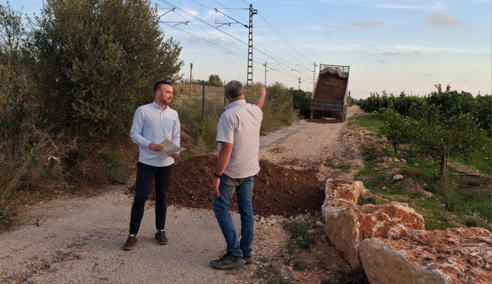 L’Ajuntament de Vinaròs intensifica la reparació dels camins rurals afectats per les pluges d’octubre