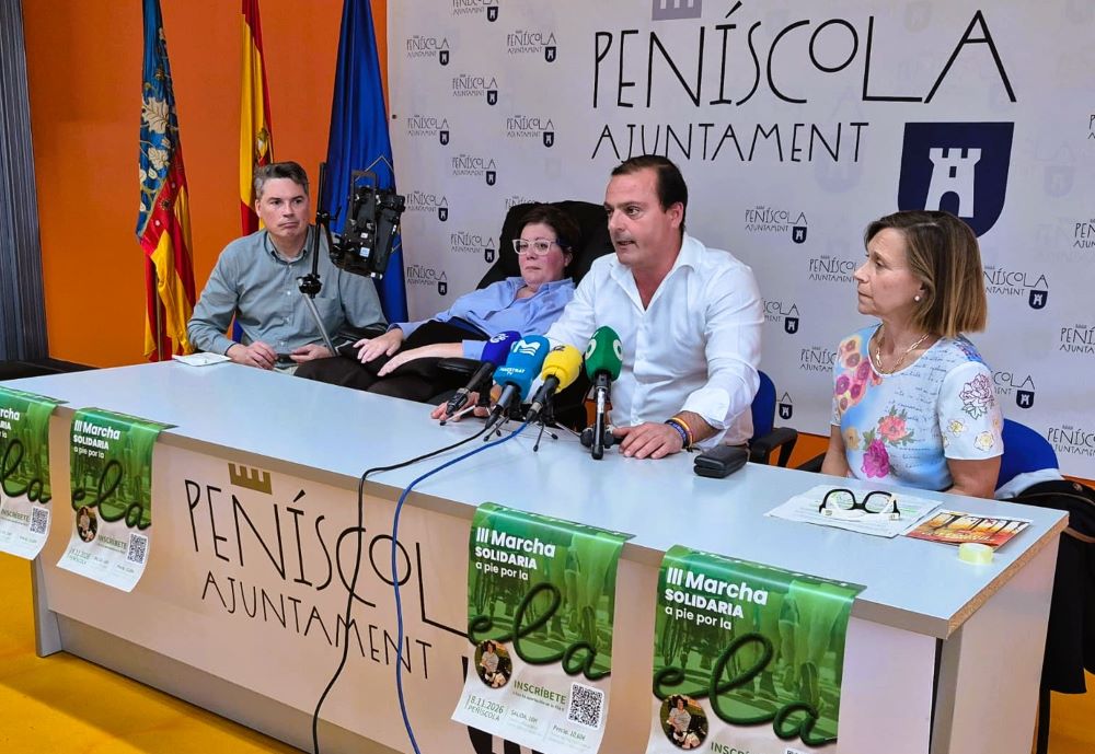 Peníscola es prepara per a acollir la tercera edició de la seua Marxa Solidària per l’ELA