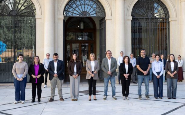 La Diputació guarda silenci per les víctimes de l'accident ferroviari de Toledo i el segon aniversari de la dana