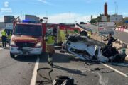 Accident de trànsit a Vila-real amb tres persones ferides i dos mortes